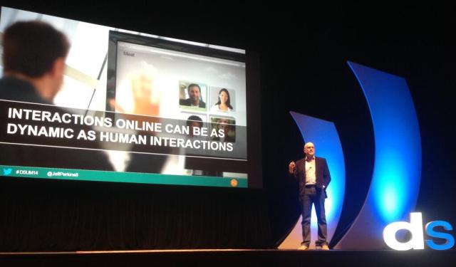 On stage at the Digital Summit.