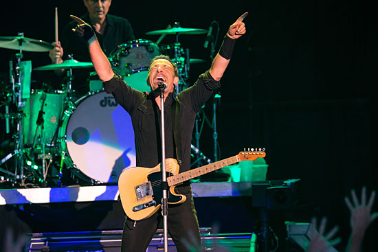 Bruce live at Aaron's Ampitheater in Atlanta on April 26, 2014.